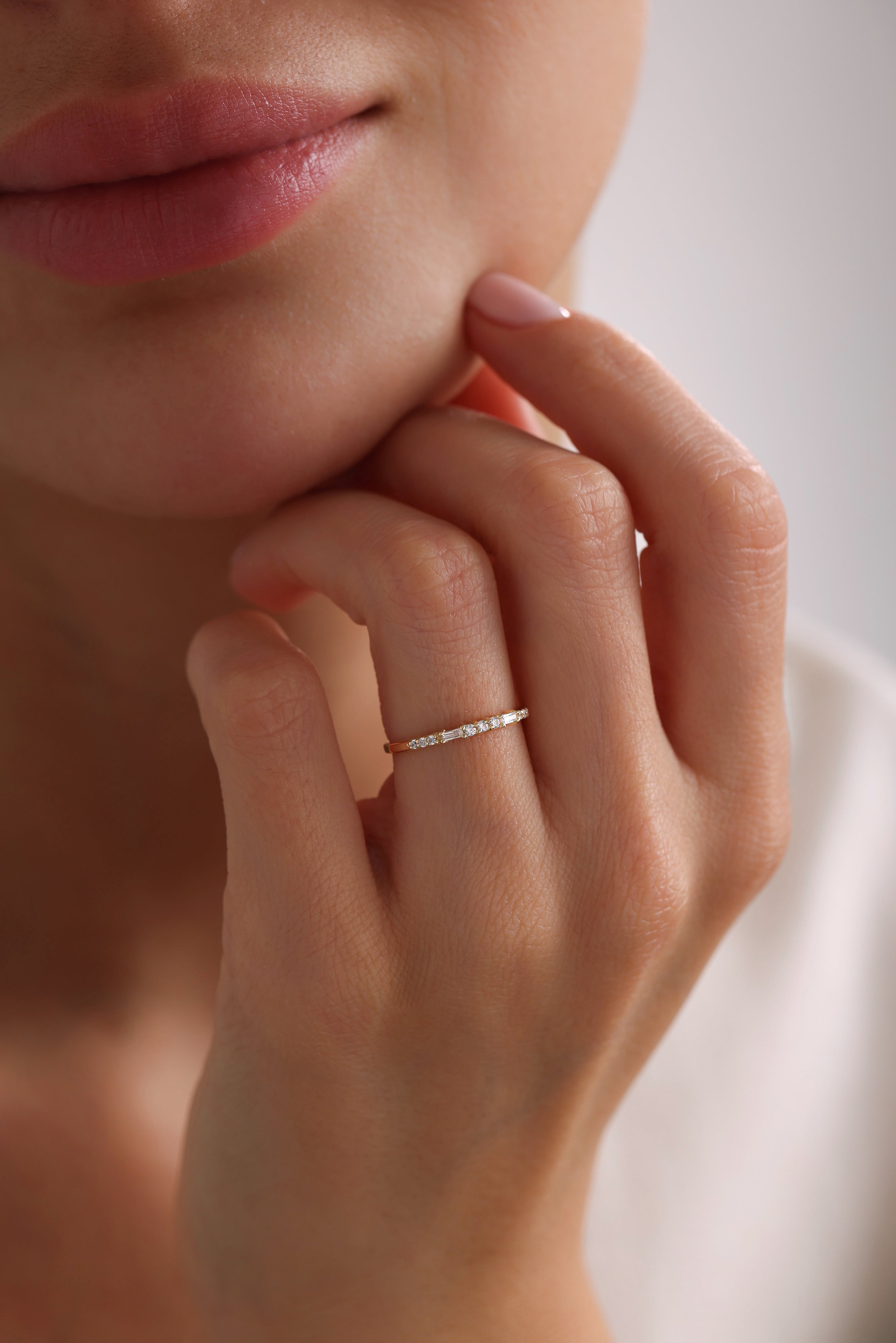 14k Gold Minimal Elegance Ring