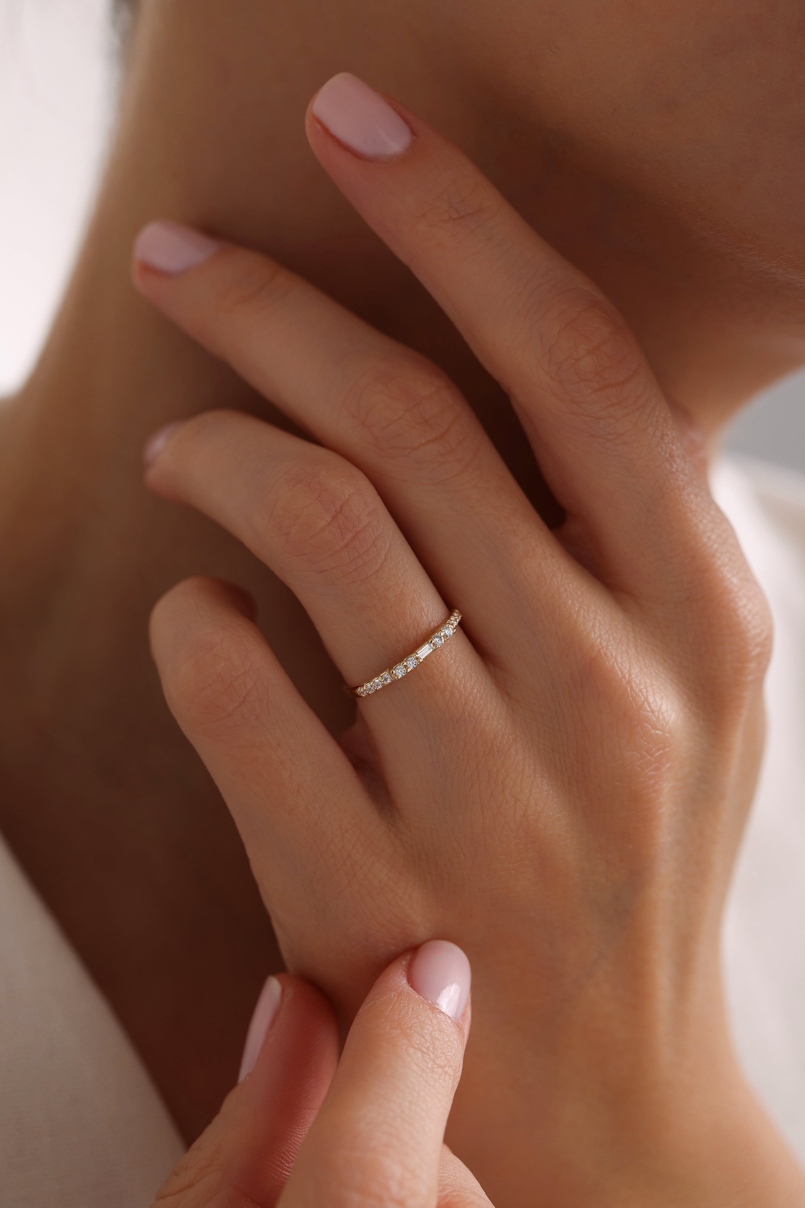 14k Gold Minimal Grace Ring