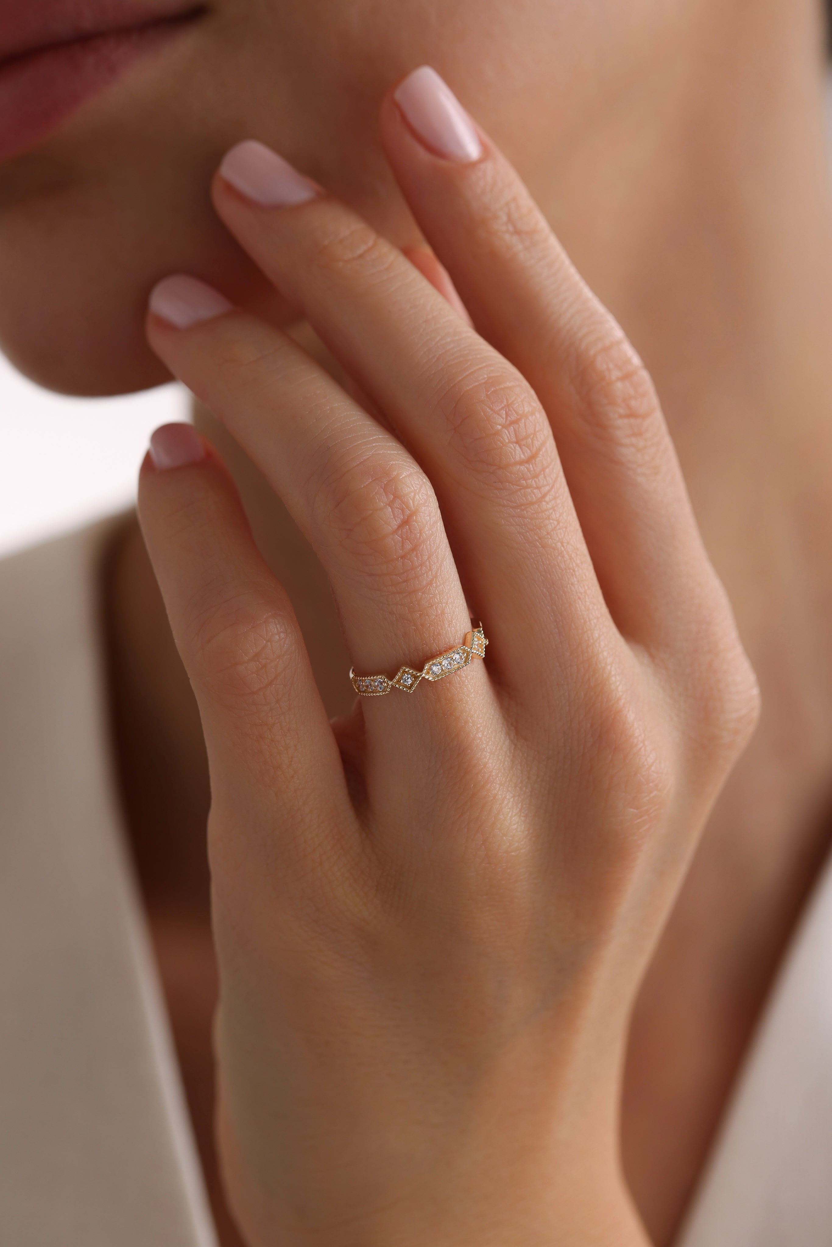 14k Gold Vintage Radiance Ring