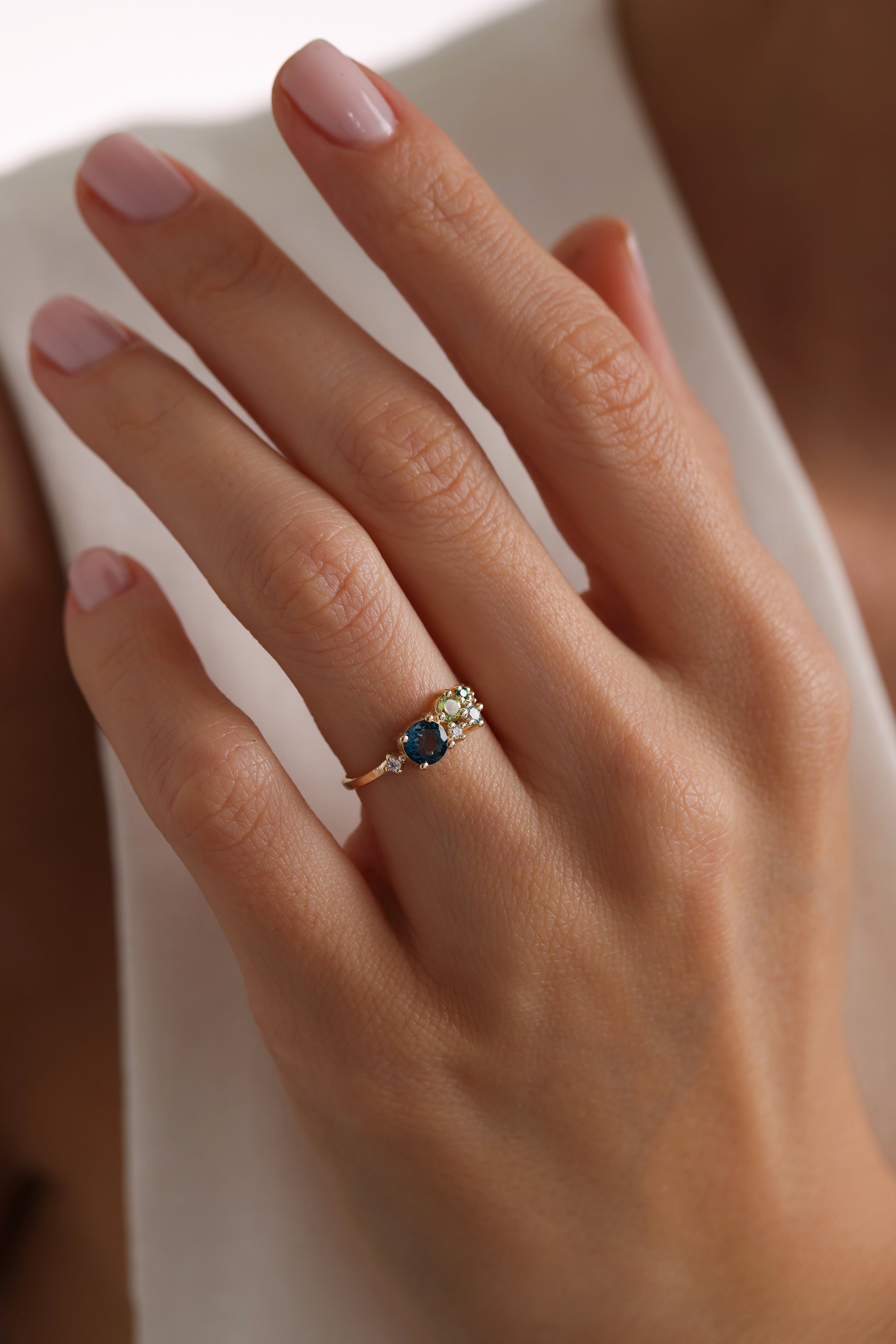 14k Gold Celestial Harmony Ring