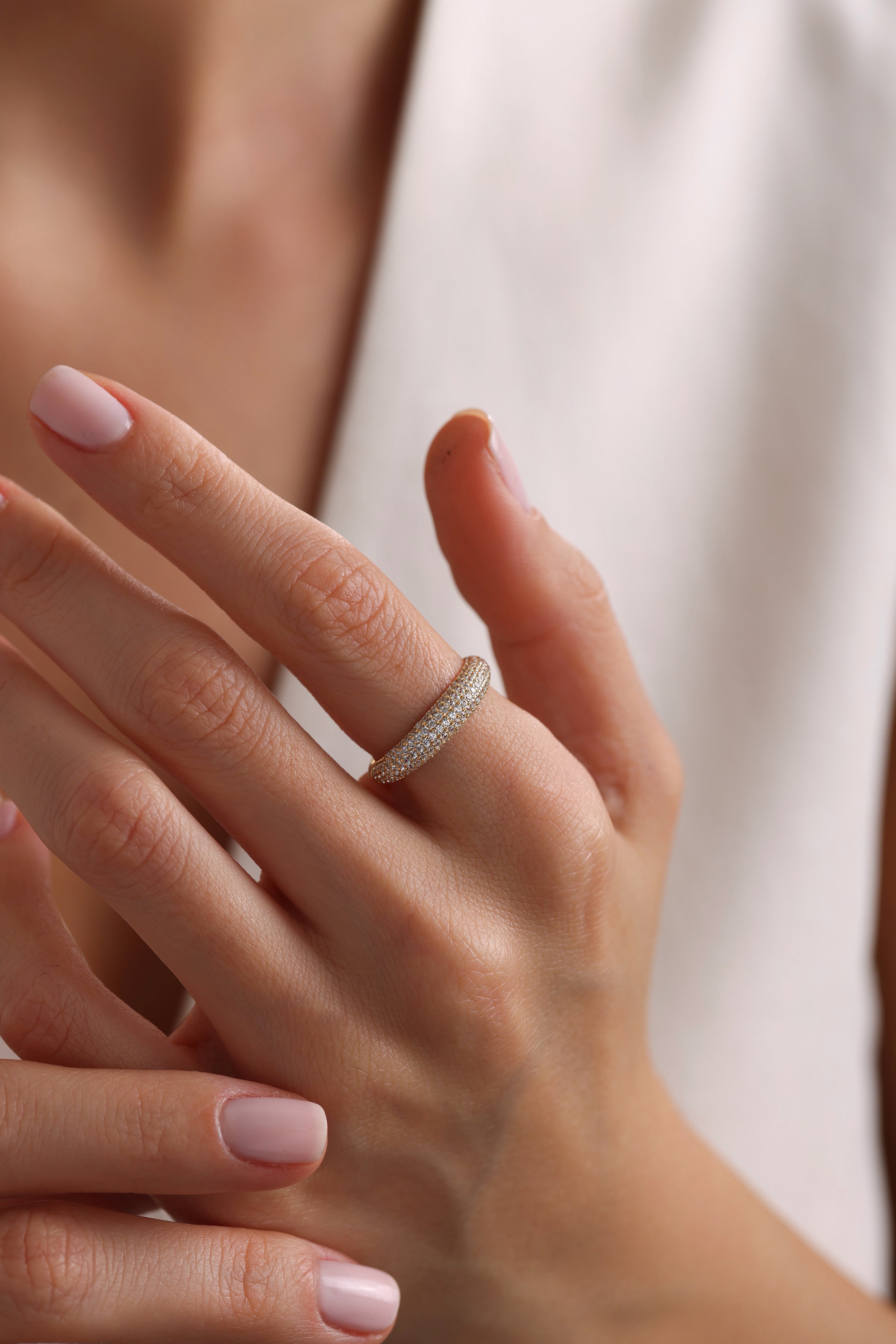 14k Gold Star Serenade Ring