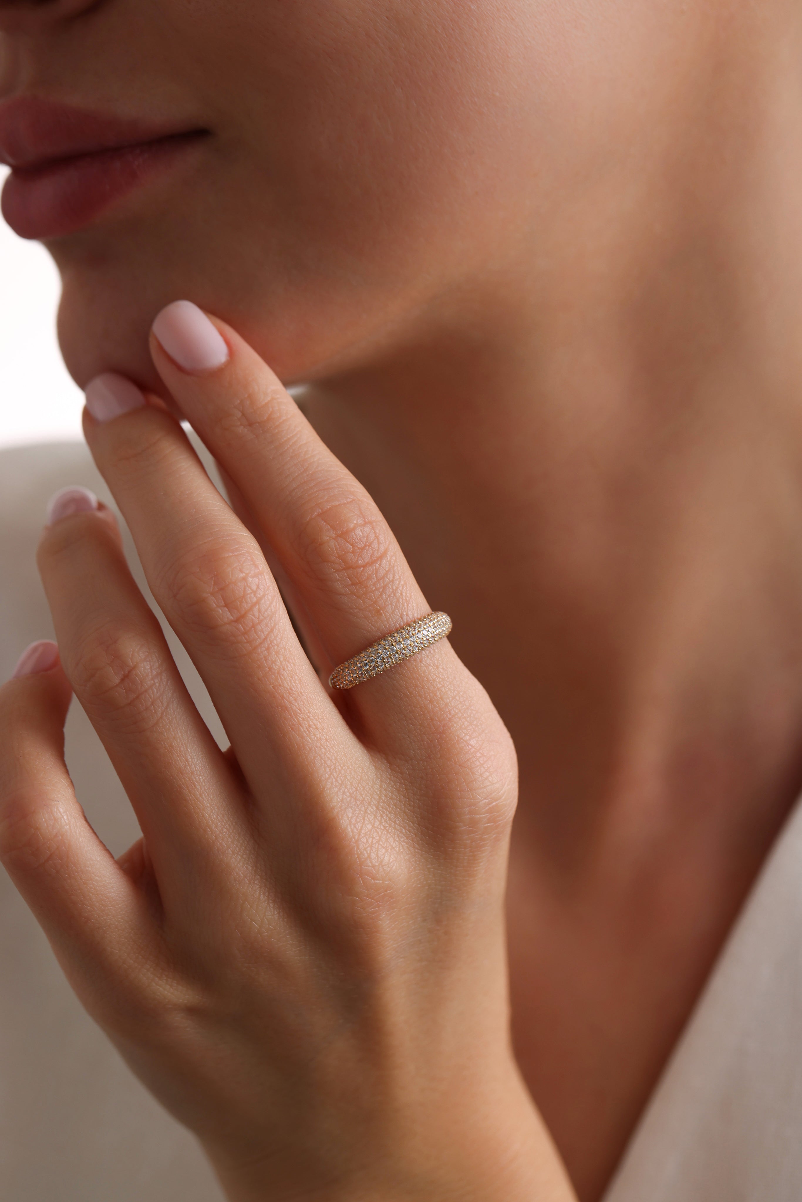 14k Gold Star Serenade Ring