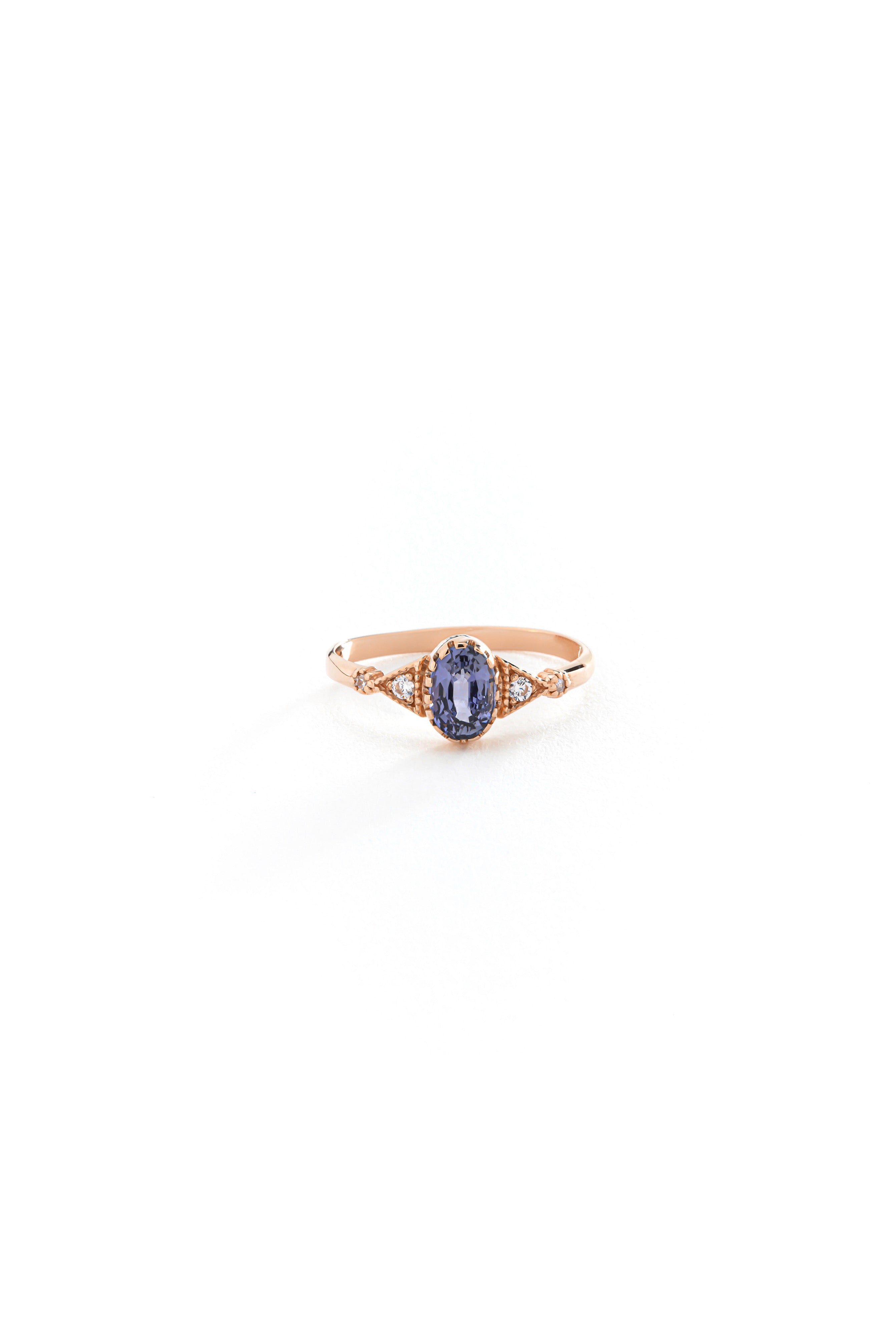 14k Gold Majestic Tanzanite Ring