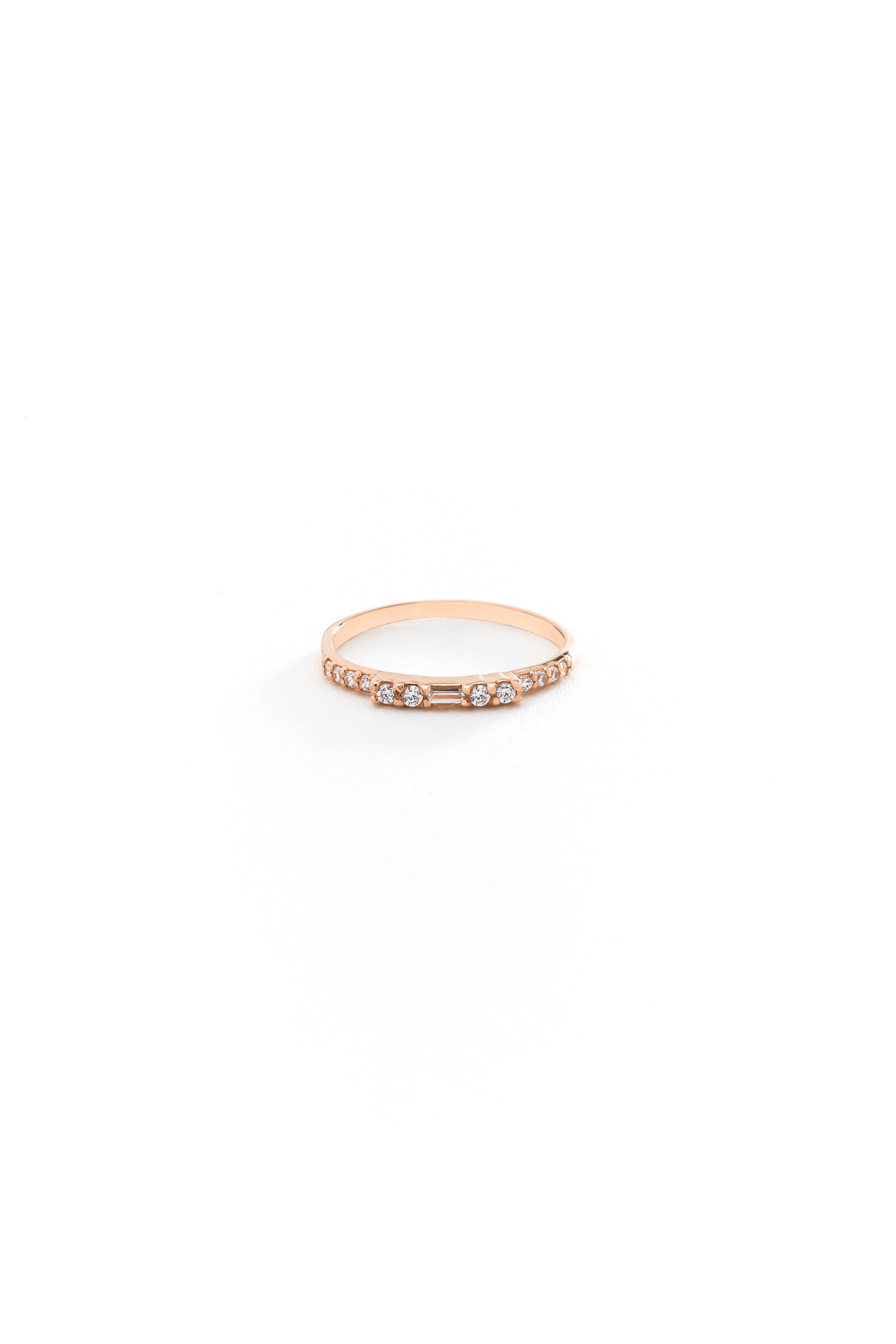 14k Gold Minimal Grace Ring