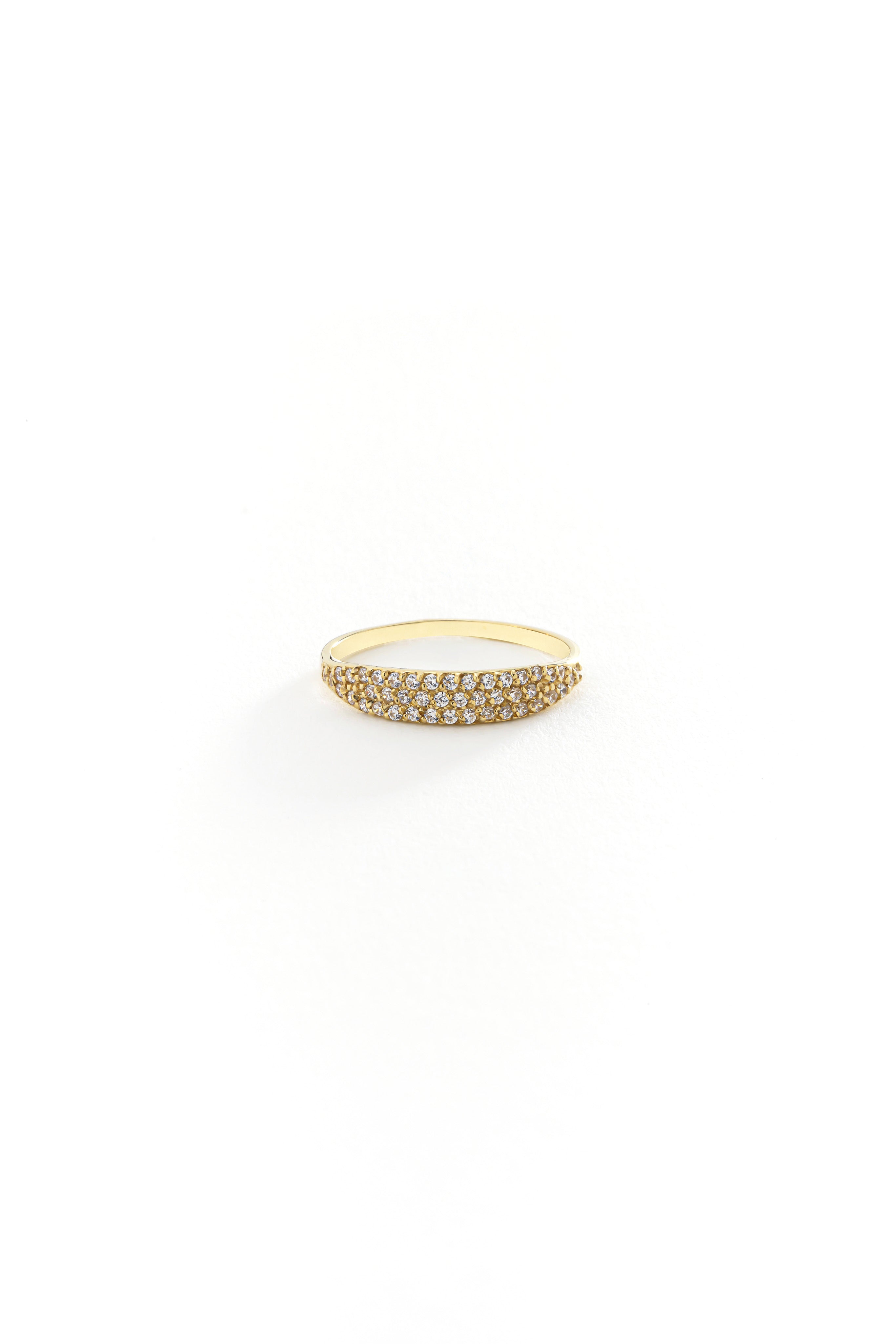 14k Gold Star Serenade Ring