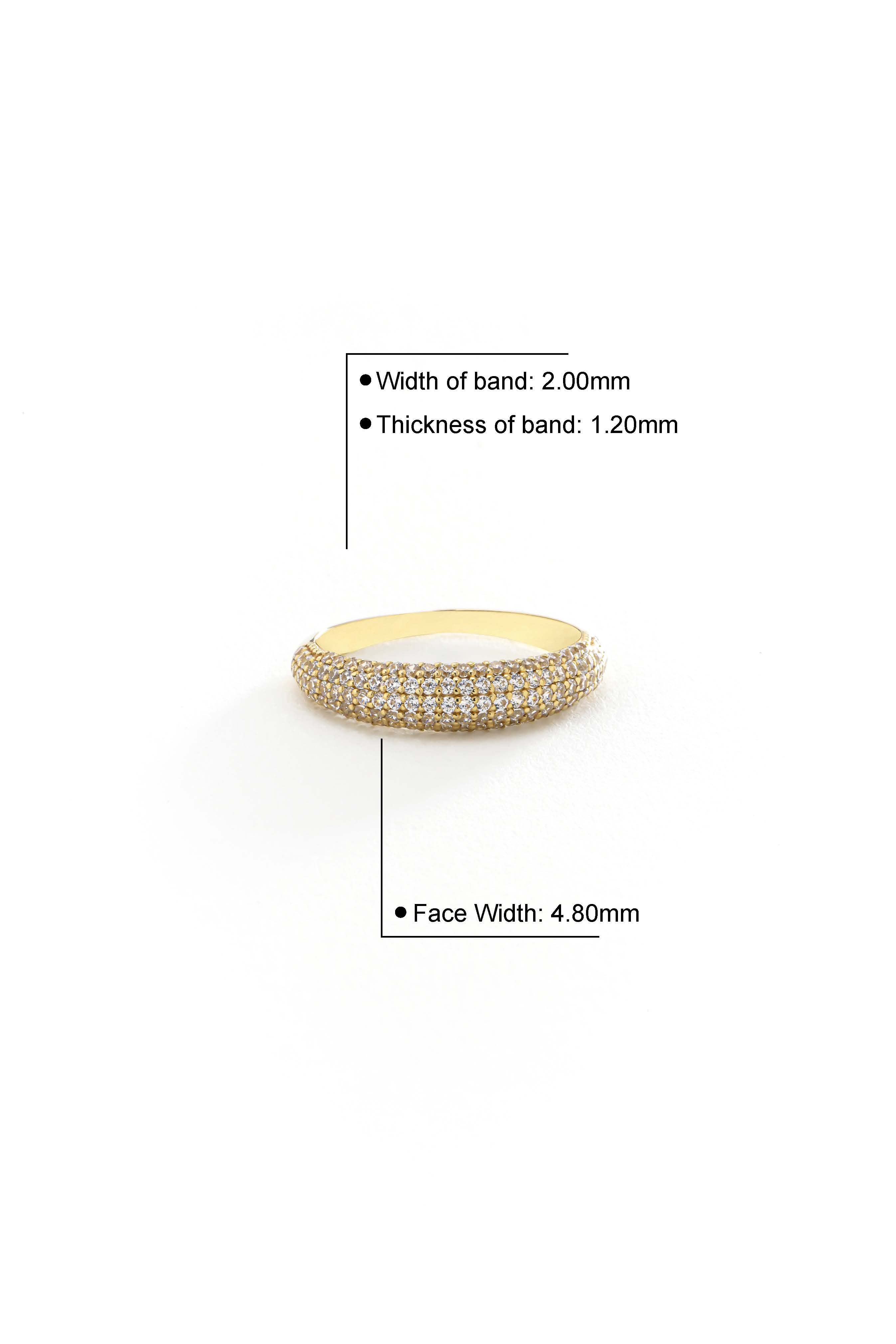 14k Gold Star Serenade Ring