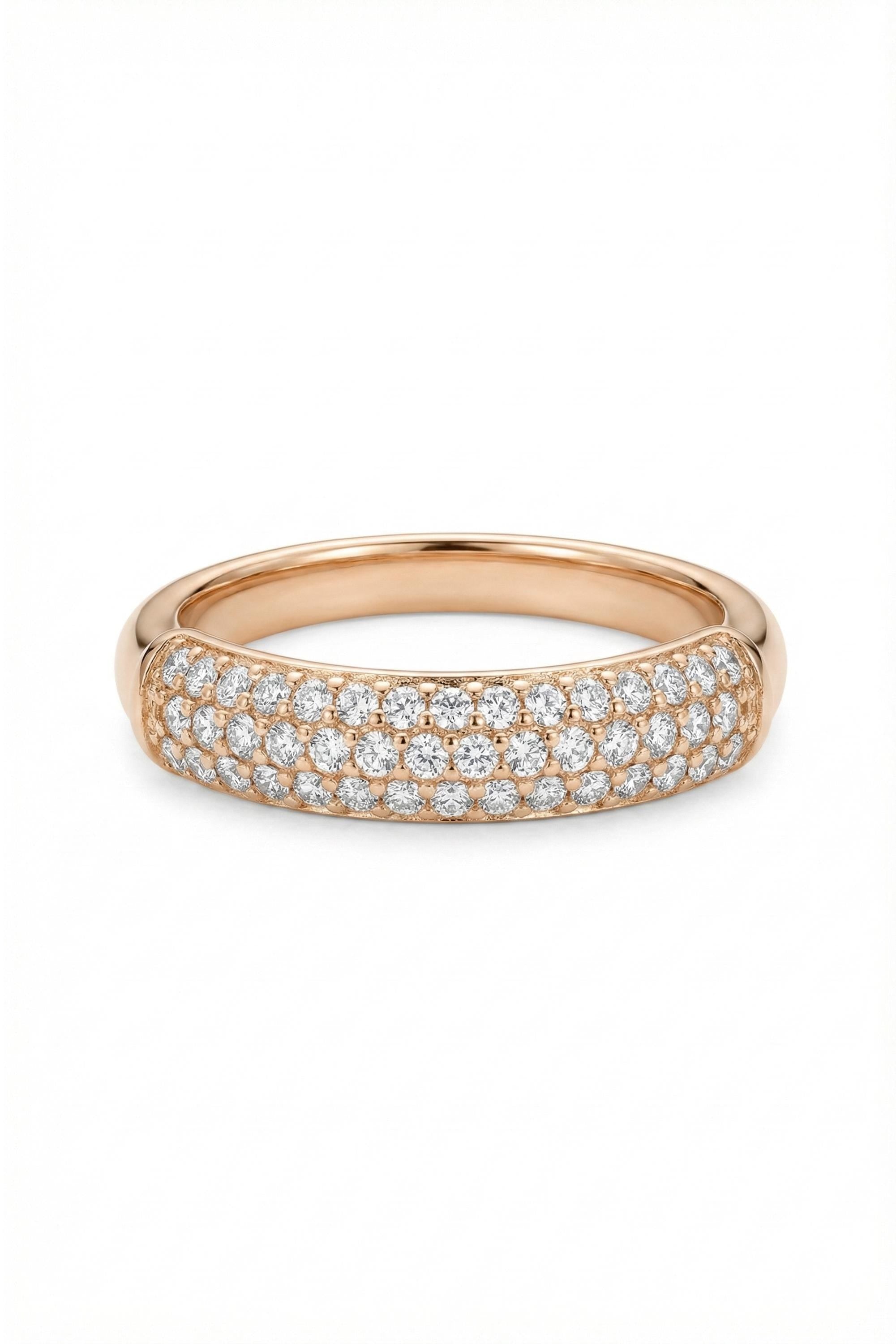 14K Pave Gold Ring