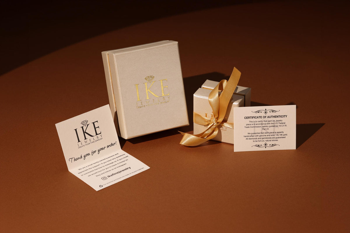 14K Solid Gold 3mm Peridot Ring