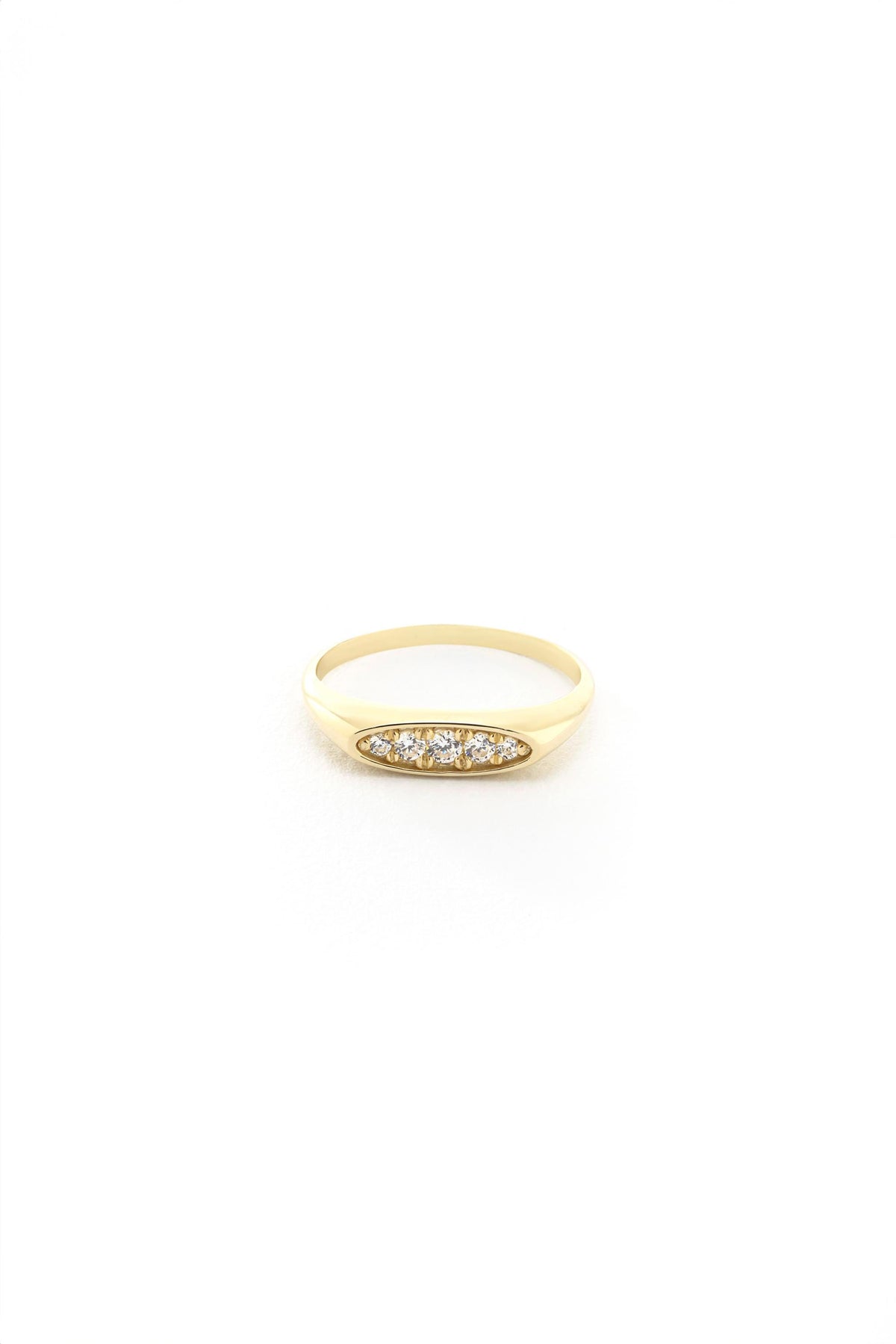 14K Solid Gold Marquise Diamond Cluster Ring