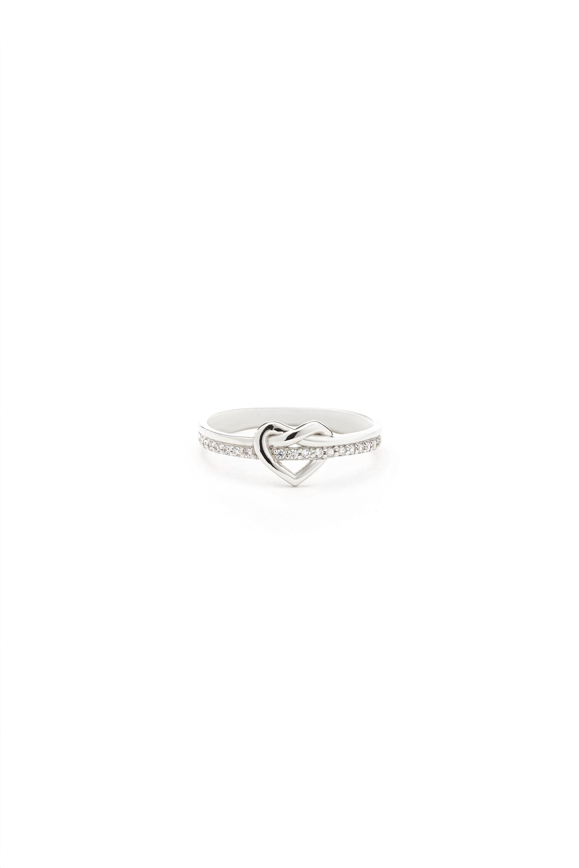 14K Solid Gold Heart Ring