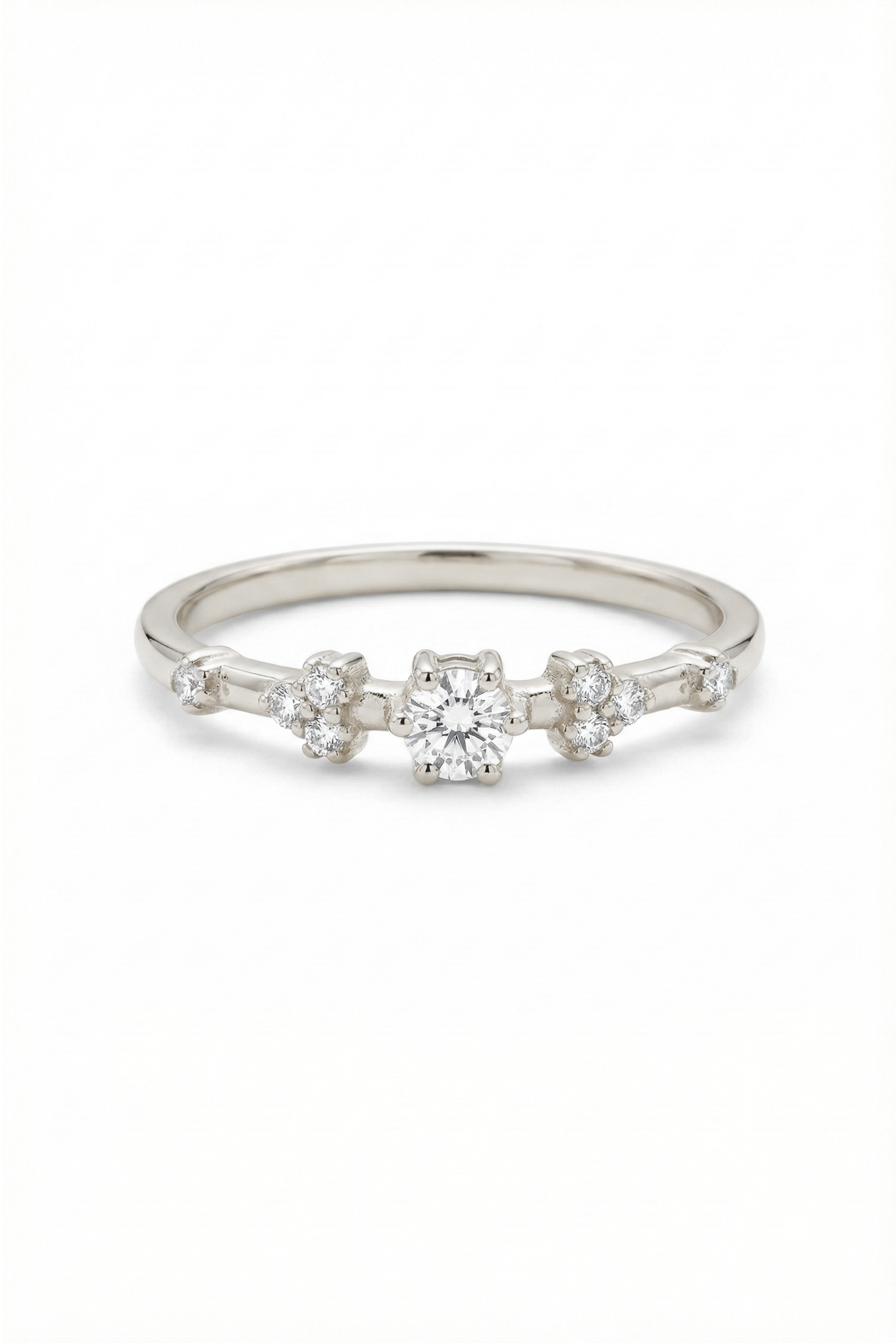 14k Gold Five-Stone Diamond Ring