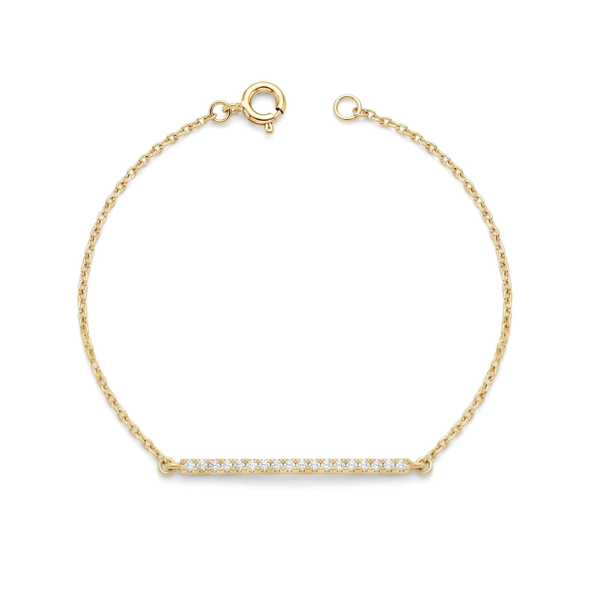 14K Gold Diamond Tennis Bracelet