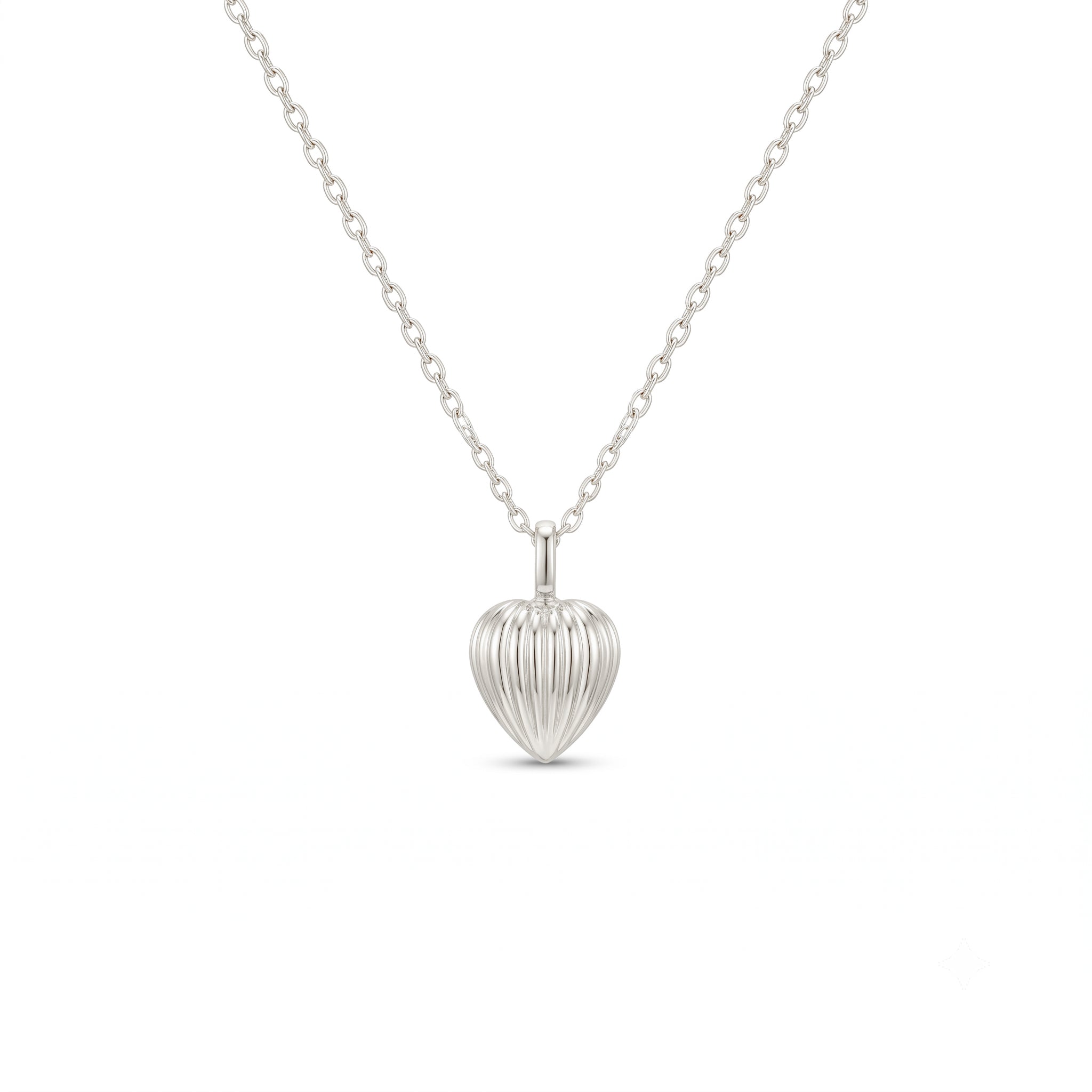 Solid Gold Heart Urn Necklace
