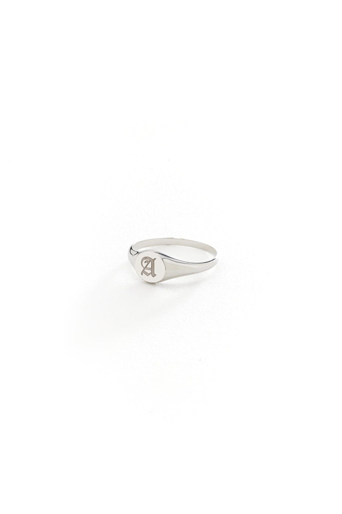 14k Gold Small Signet Ring