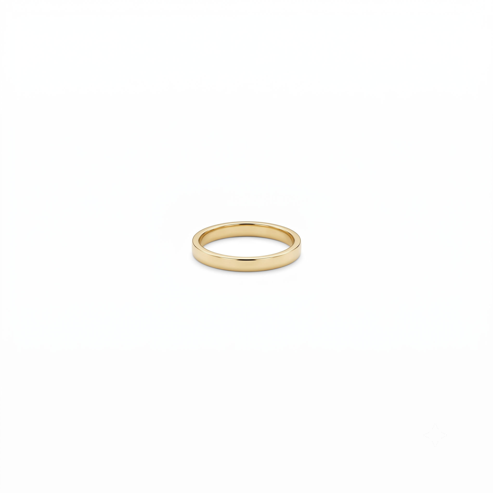 14K Solid Gold Band Ring