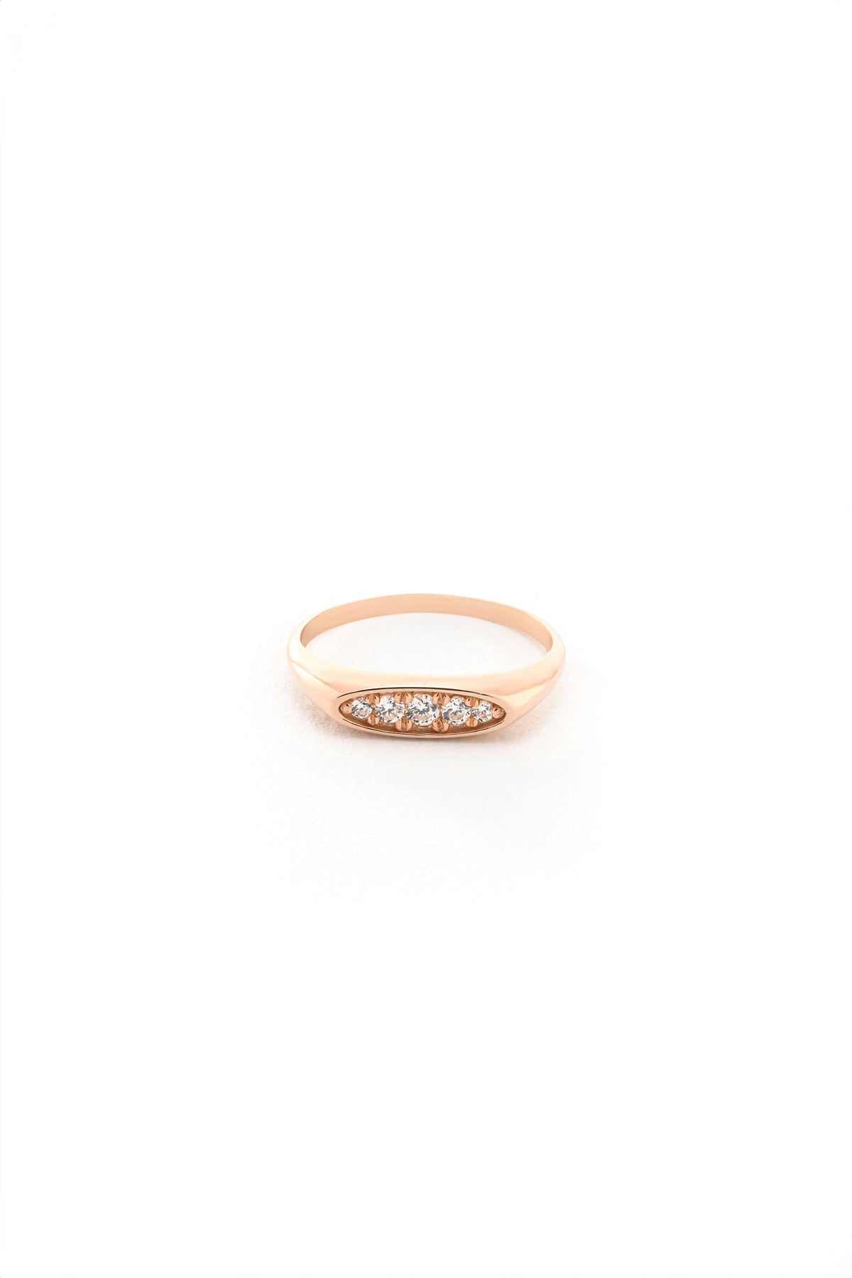 14K Solid Gold Marquise Diamond Cluster Ring