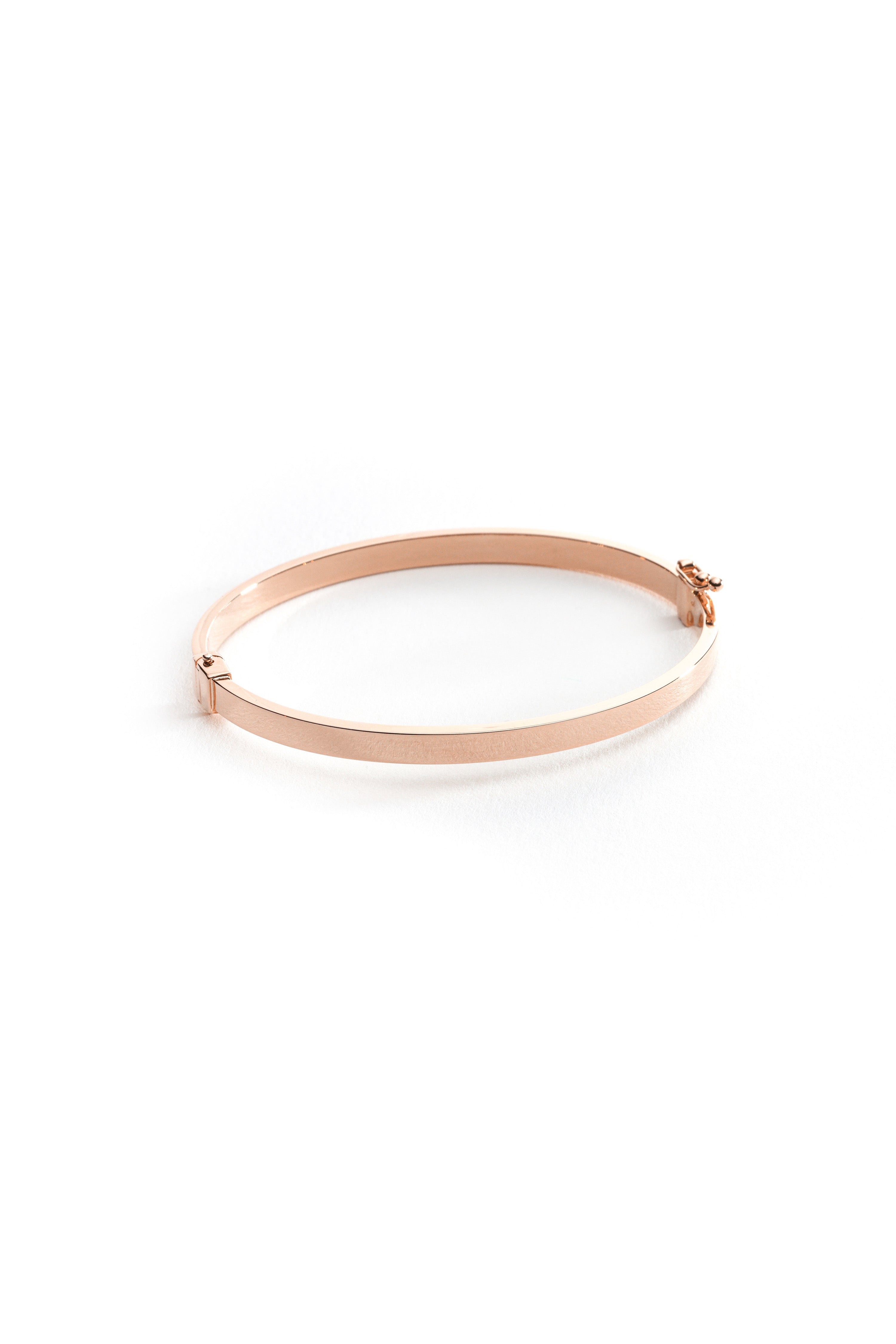 14k Gold Hinged Bangle Bracelet