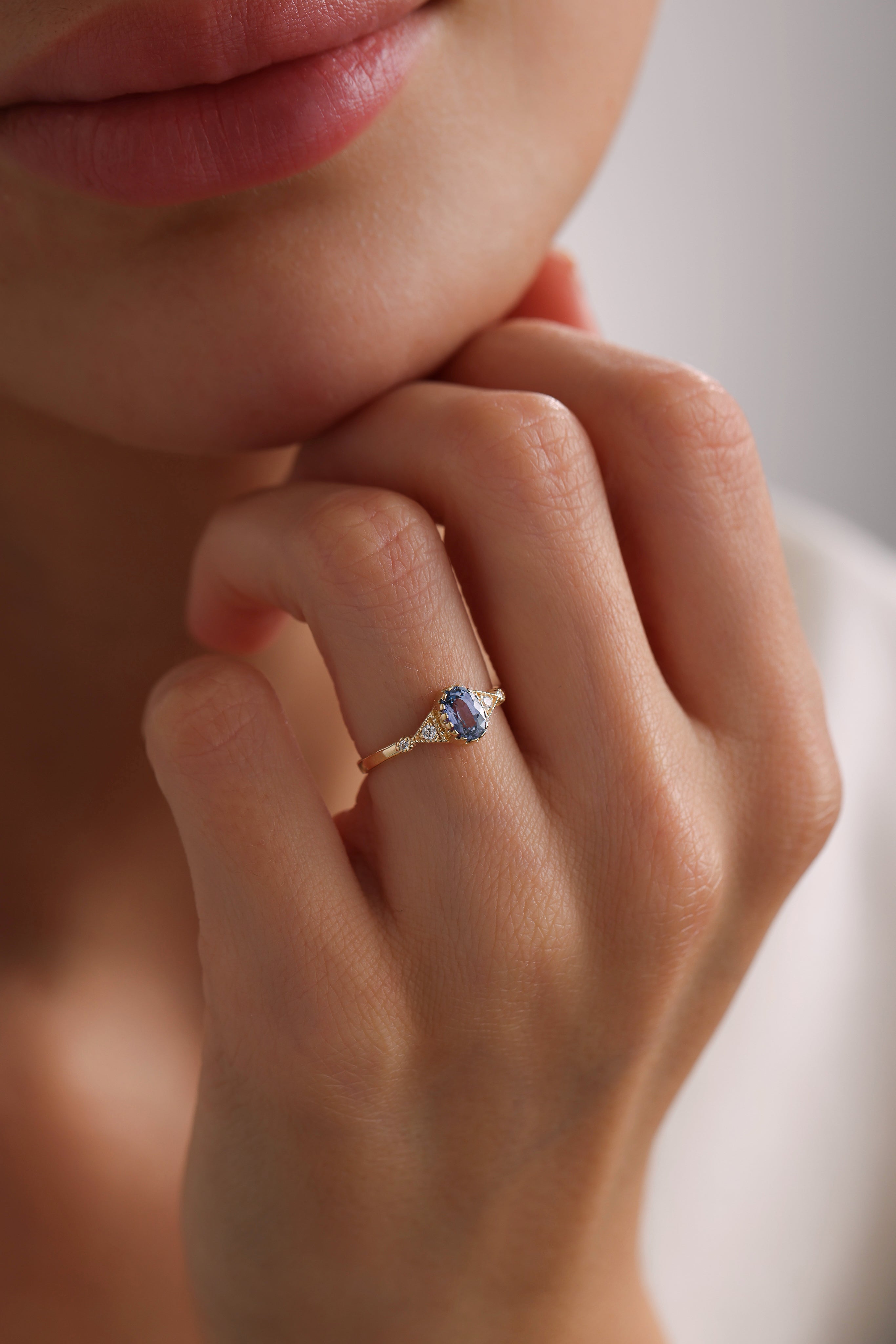 14k Gold Majestic Tanzanite Ring