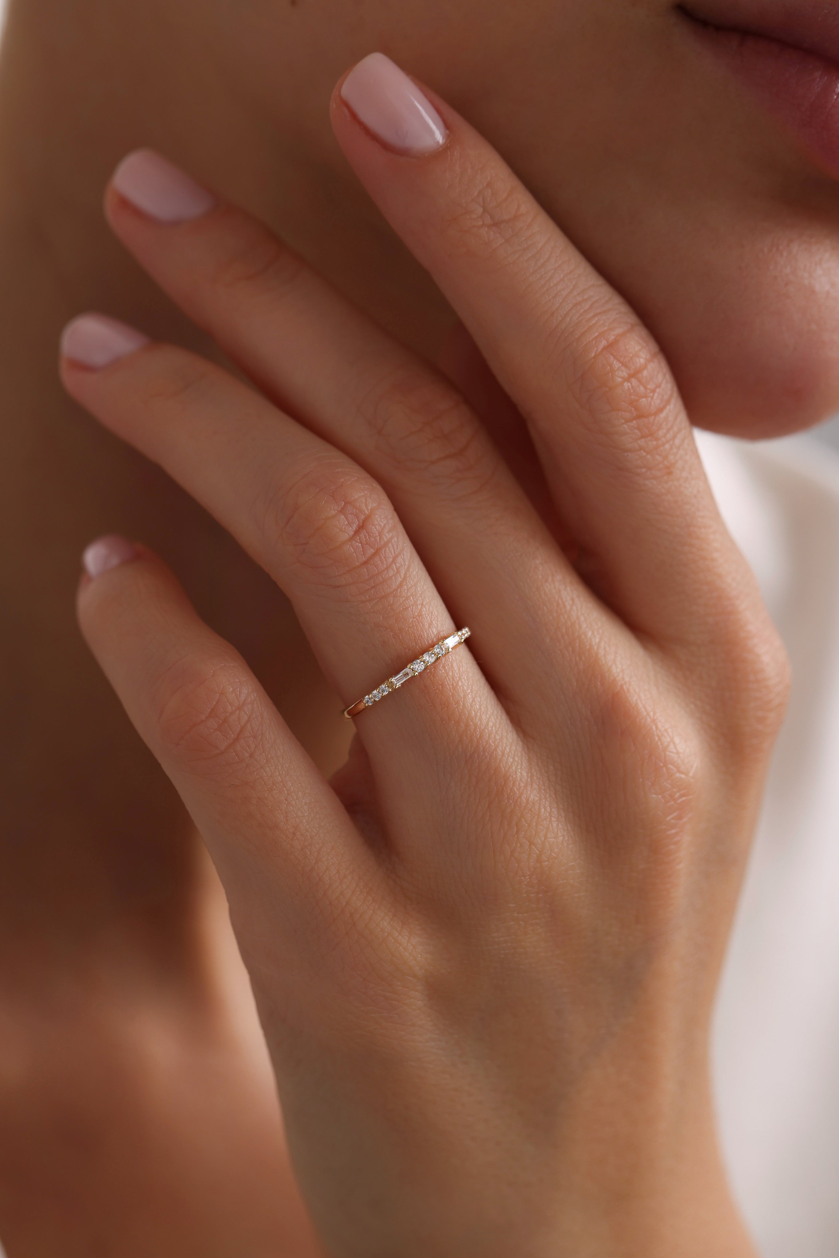 14k Gold Minimal Elegance Ring