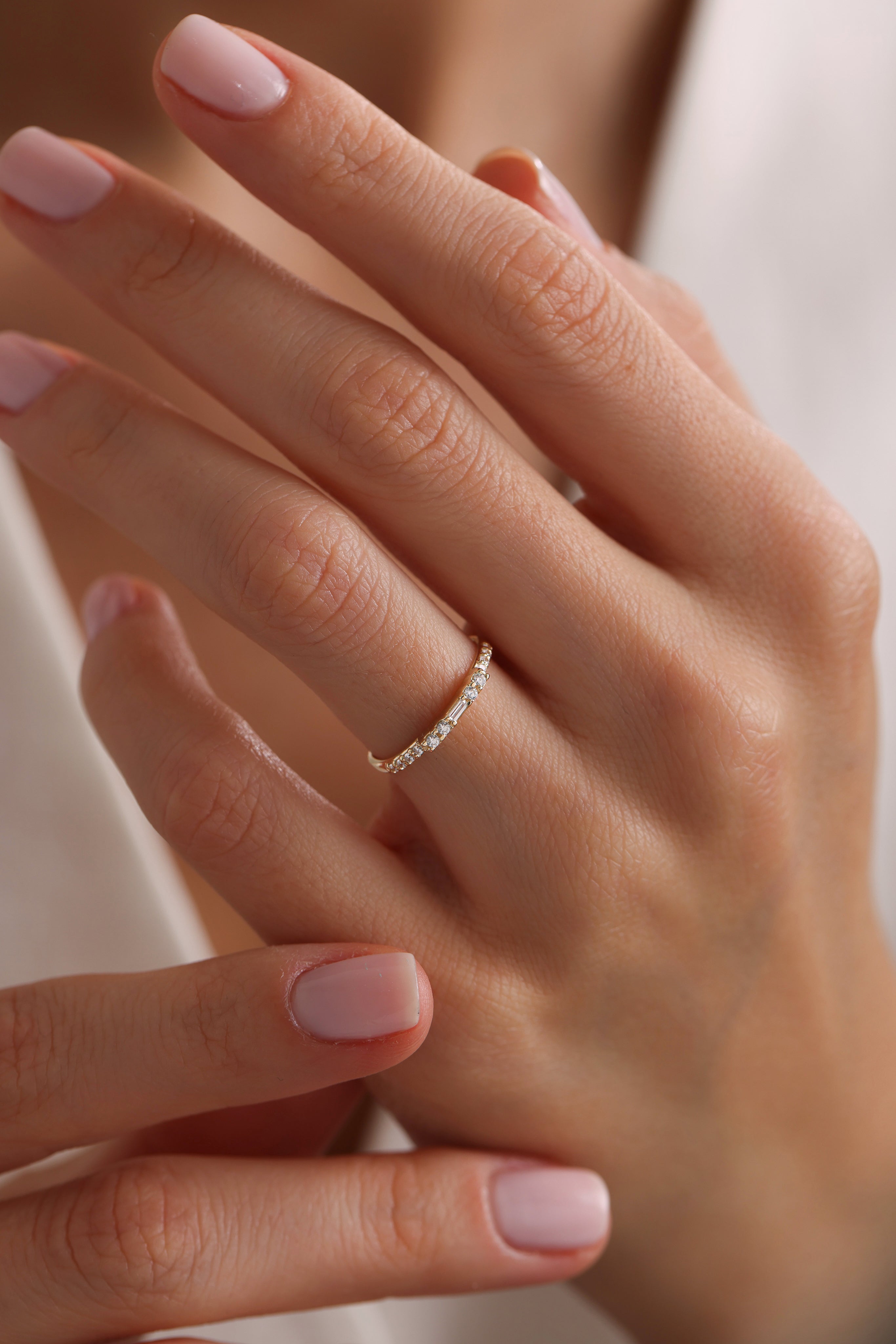 14k Gold Minimal Grace Ring