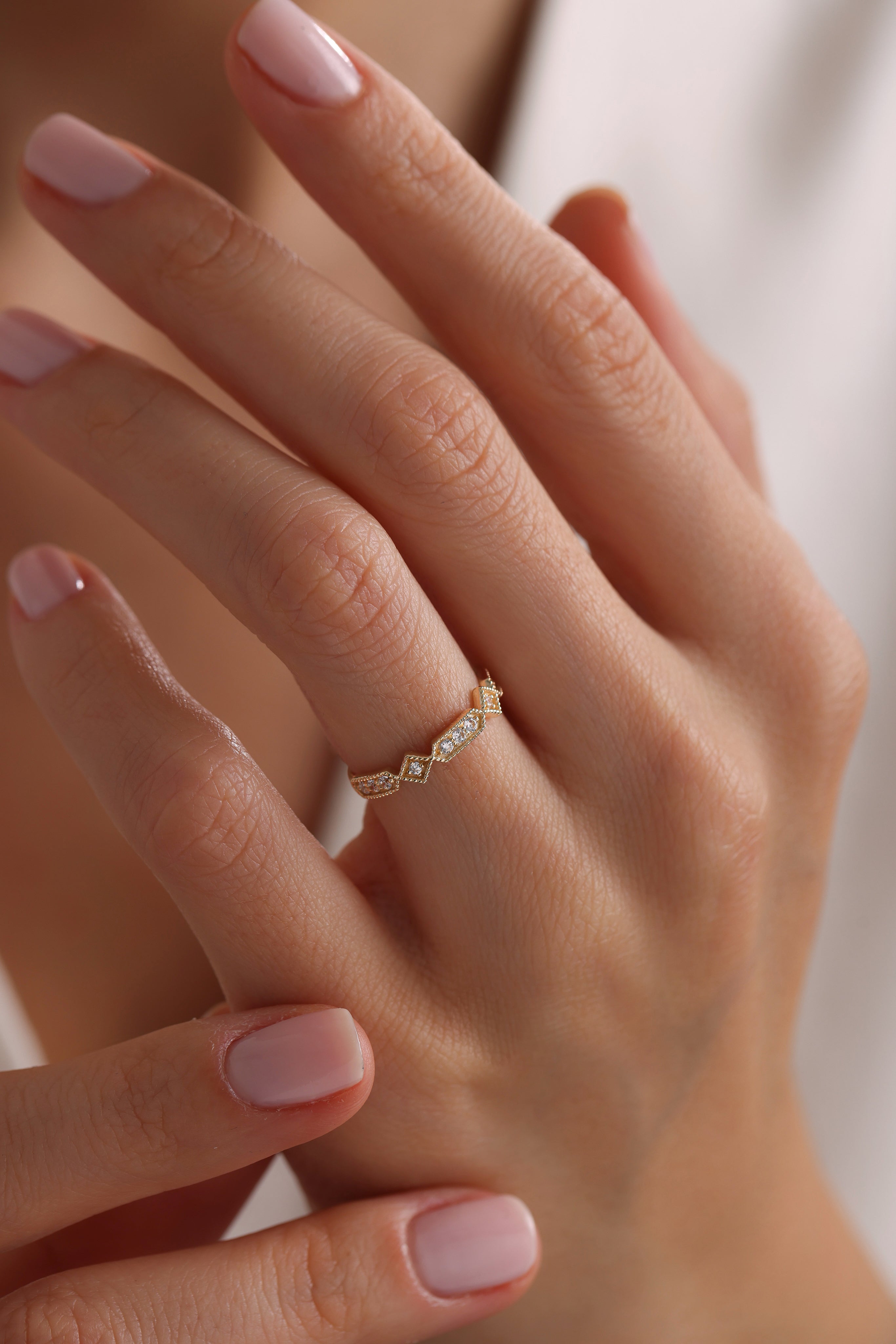 14k Gold Vintage Radiance Ring