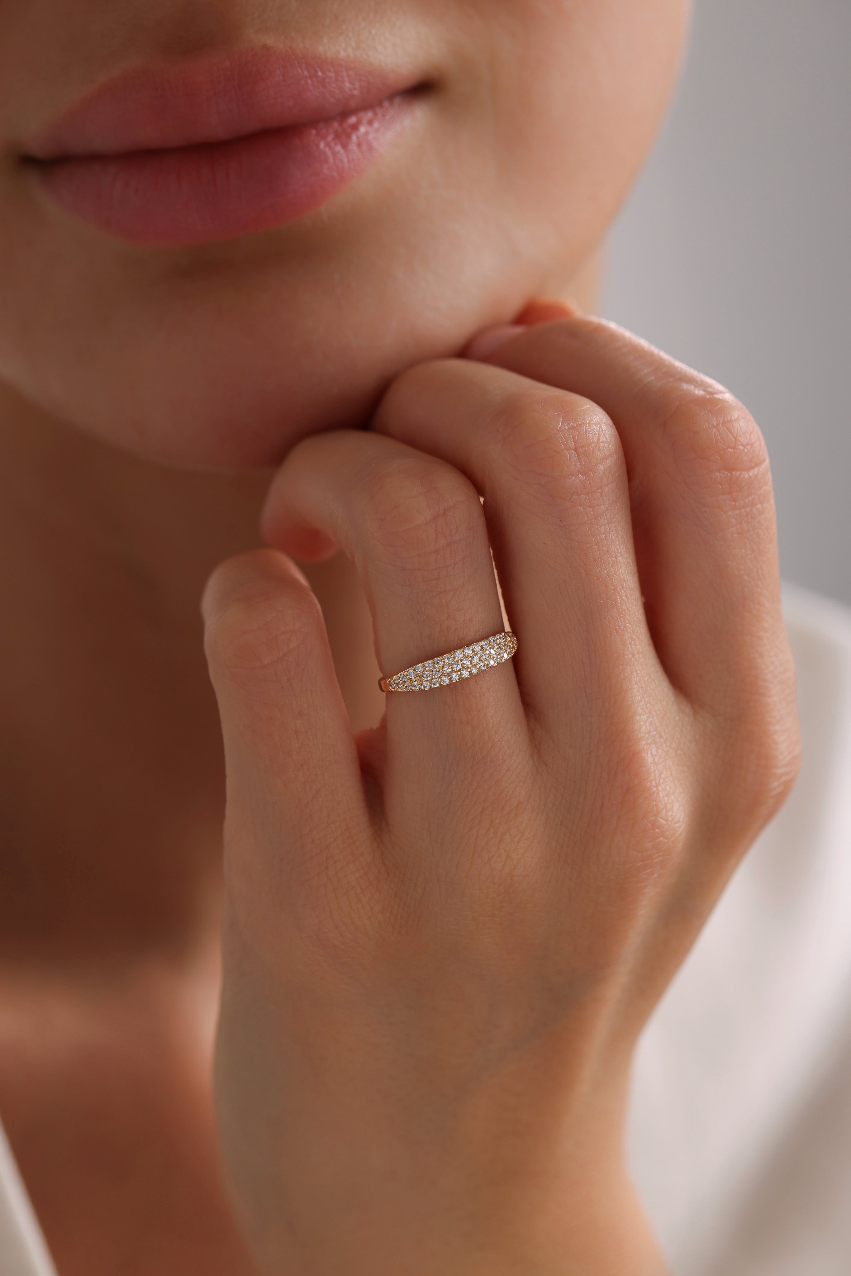 14k Gold Star Serenade Ring