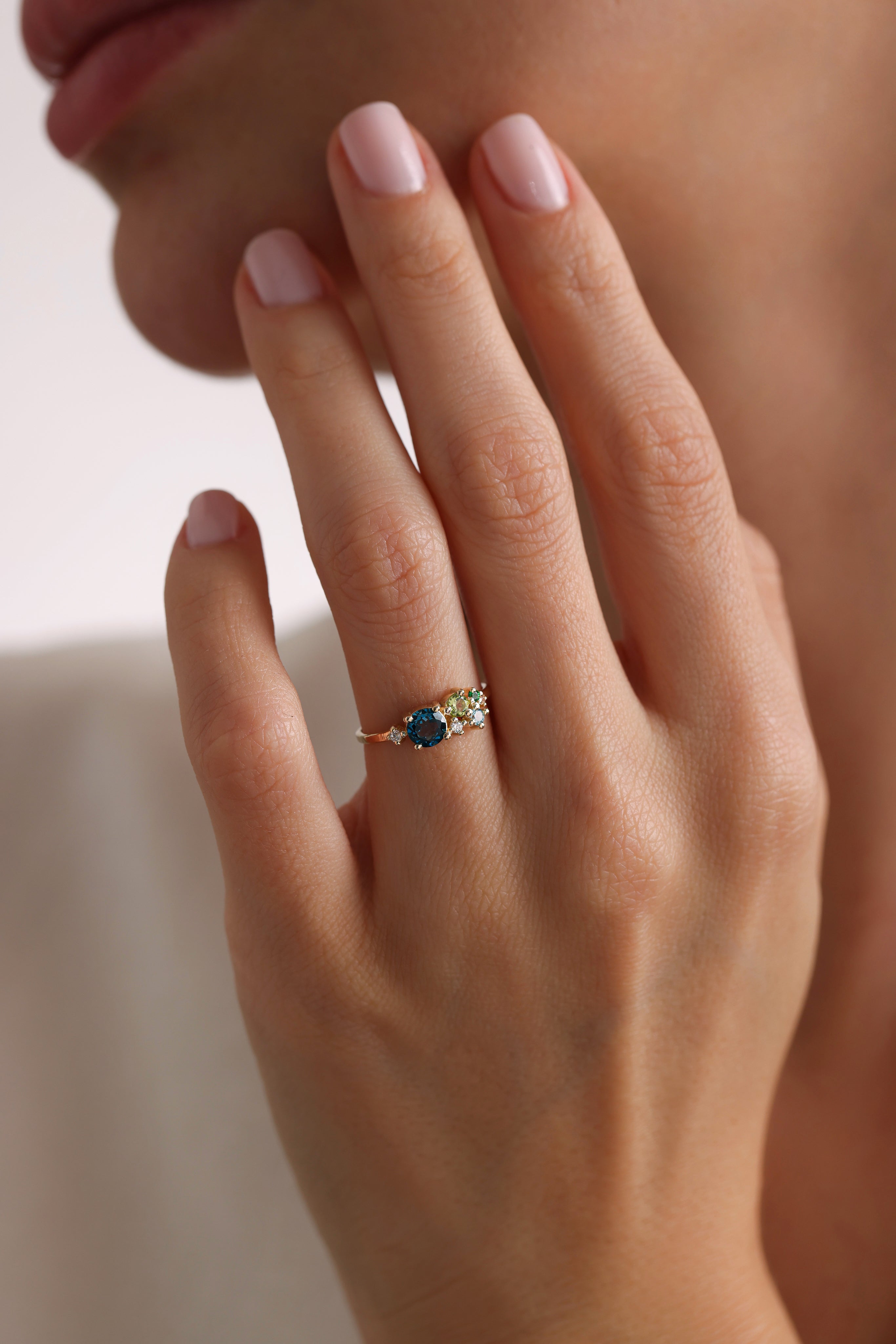 14k Gold Celestial Harmony Ring