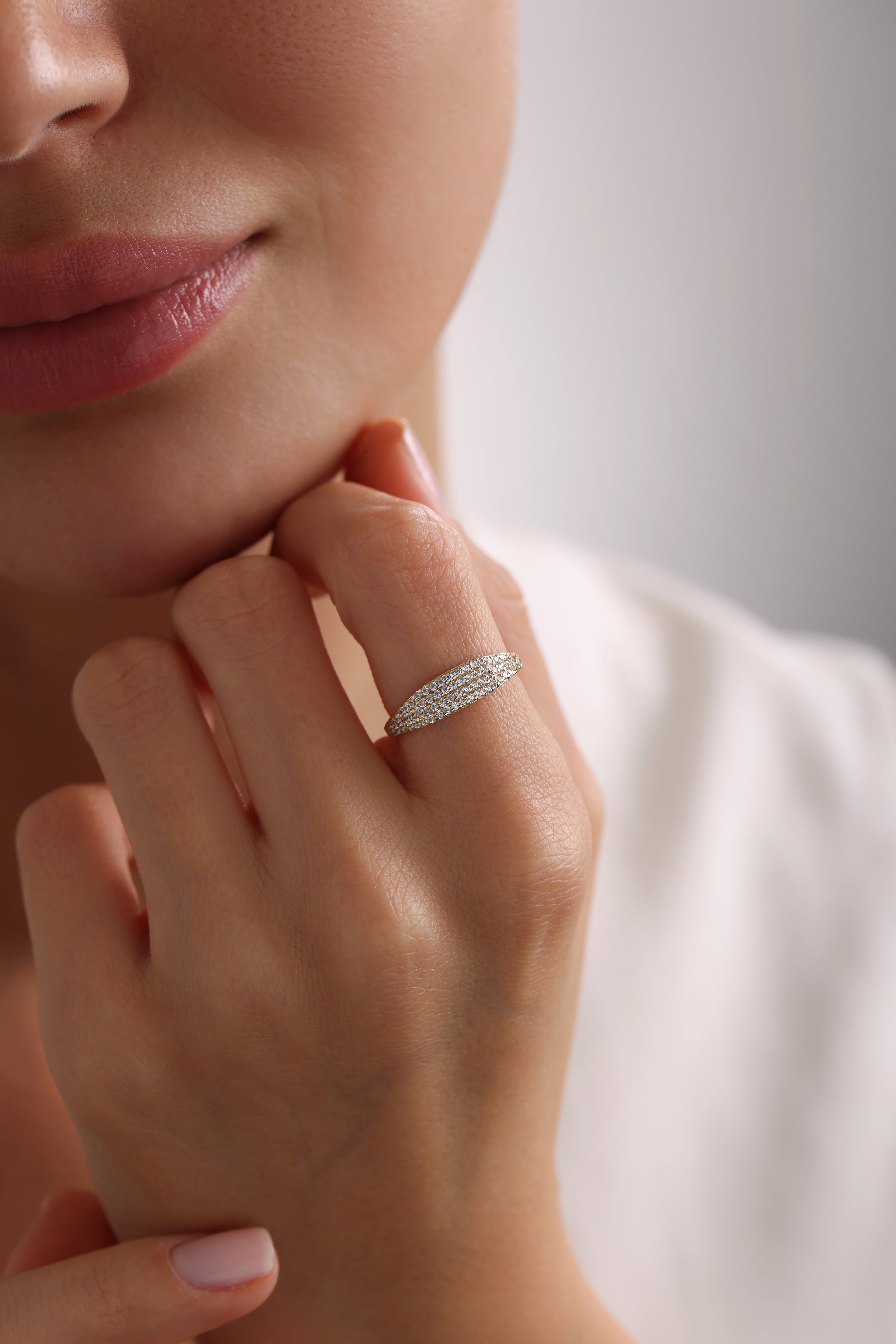 14k Gold Star Serenade Ring