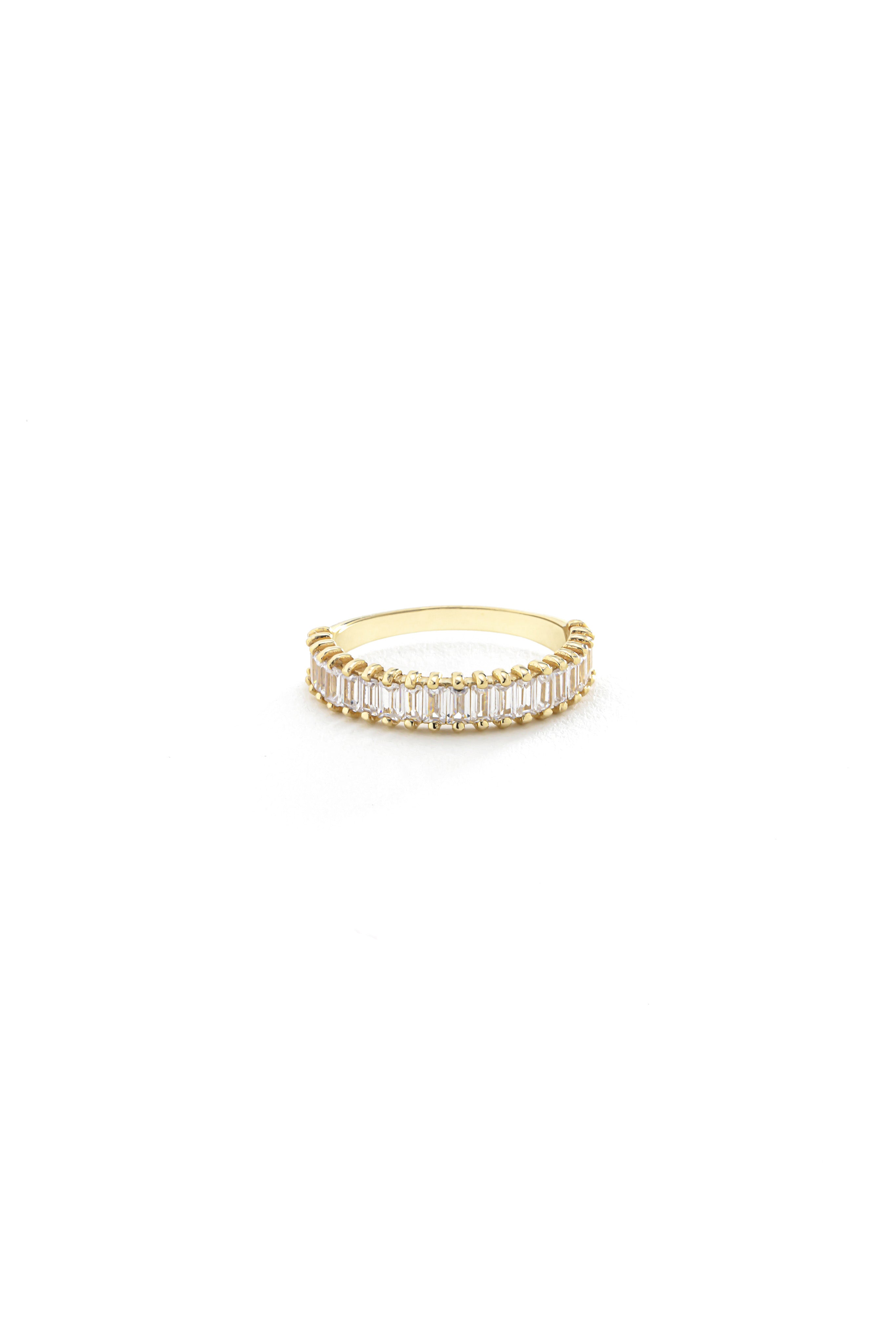 14k Gold Eternal Glow Baguette Ring