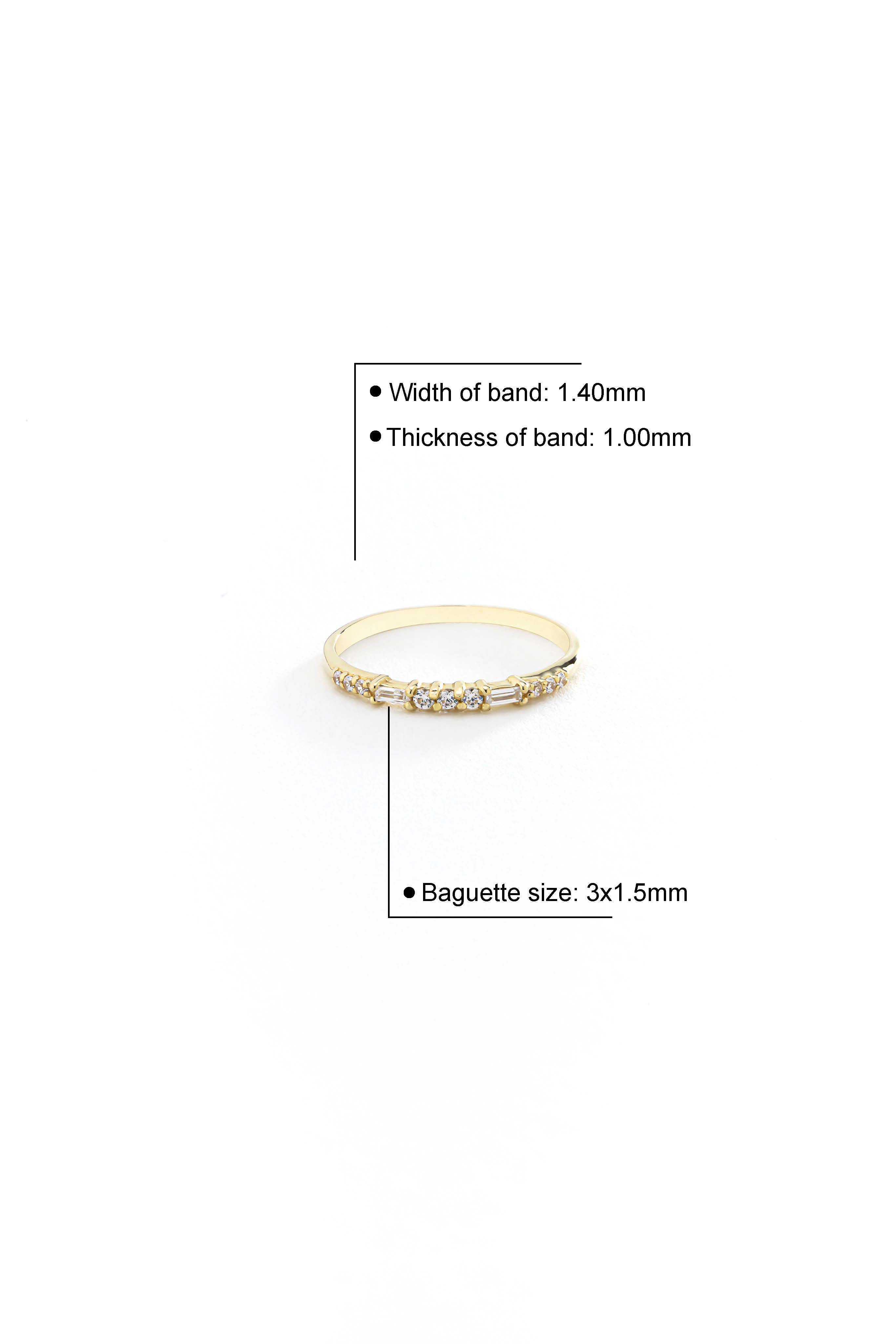 14k Gold Minimal Elegance Ring