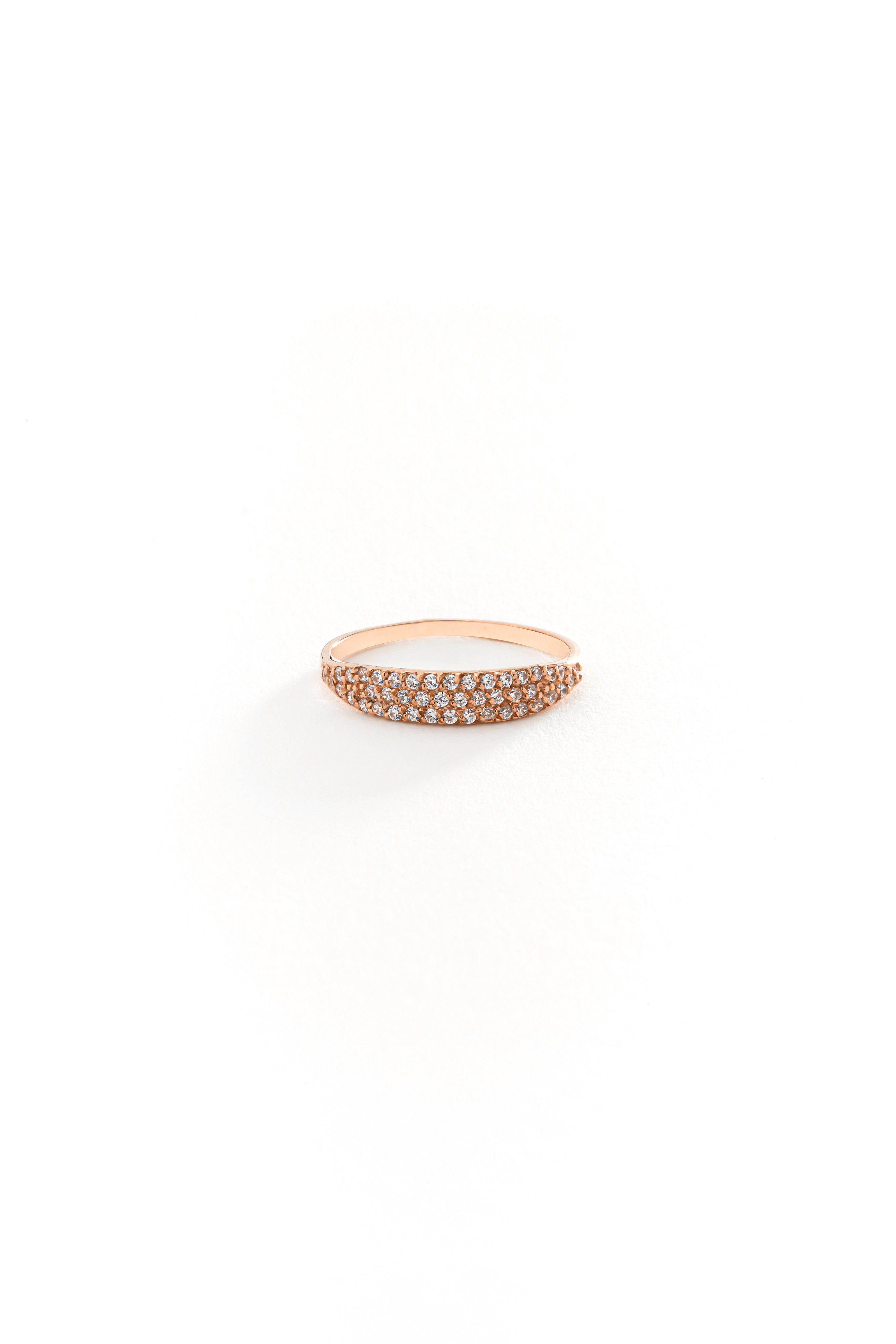 14k Gold Star Serenade Ring