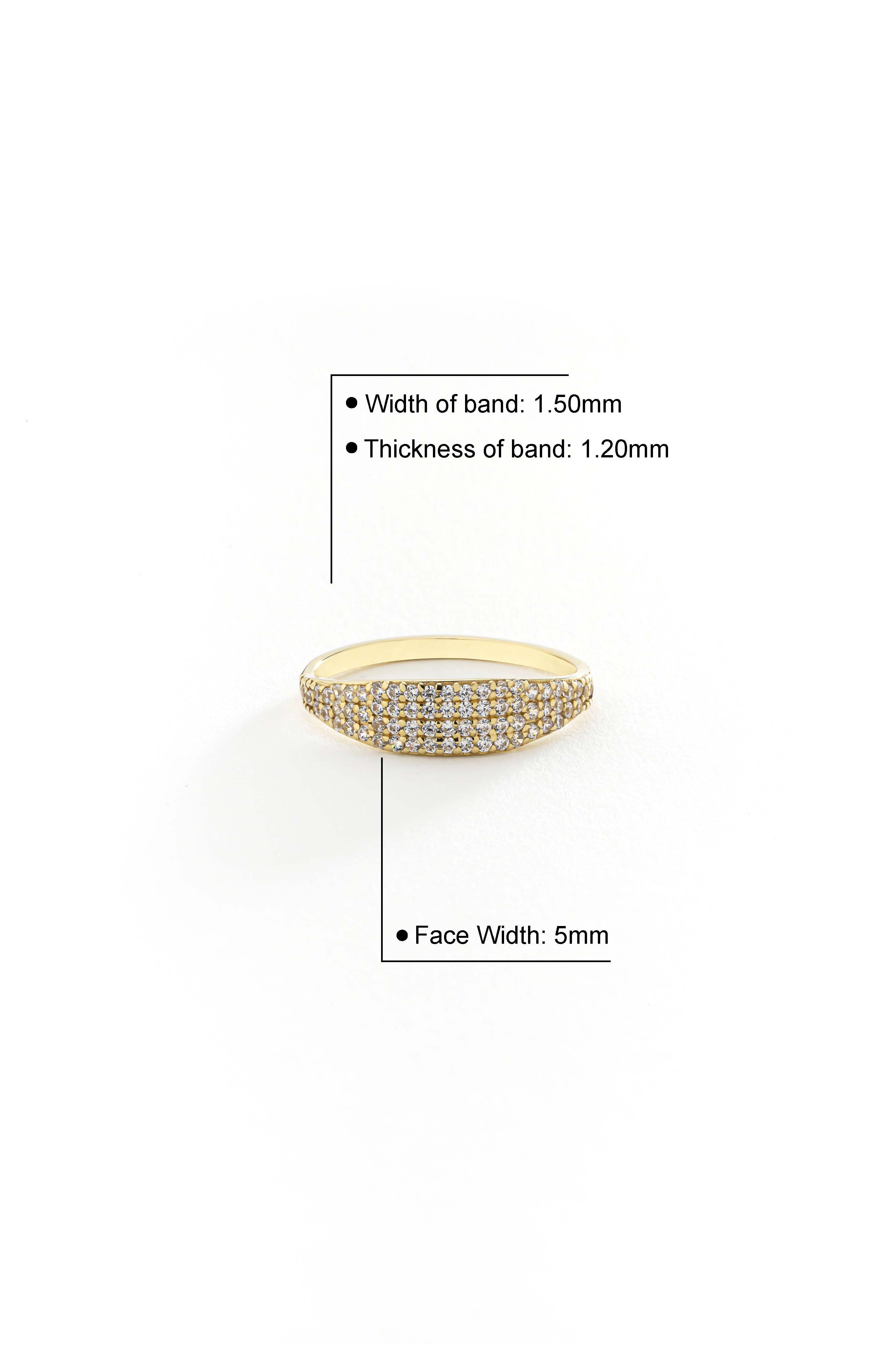 14k Gold Star Serenade Ring