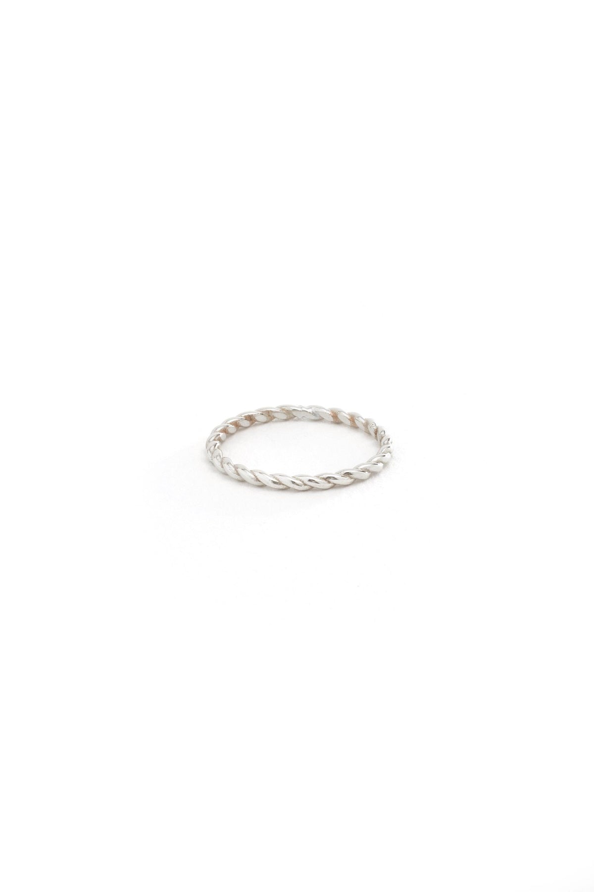 14K Solid Gold Twisted Rope Ring