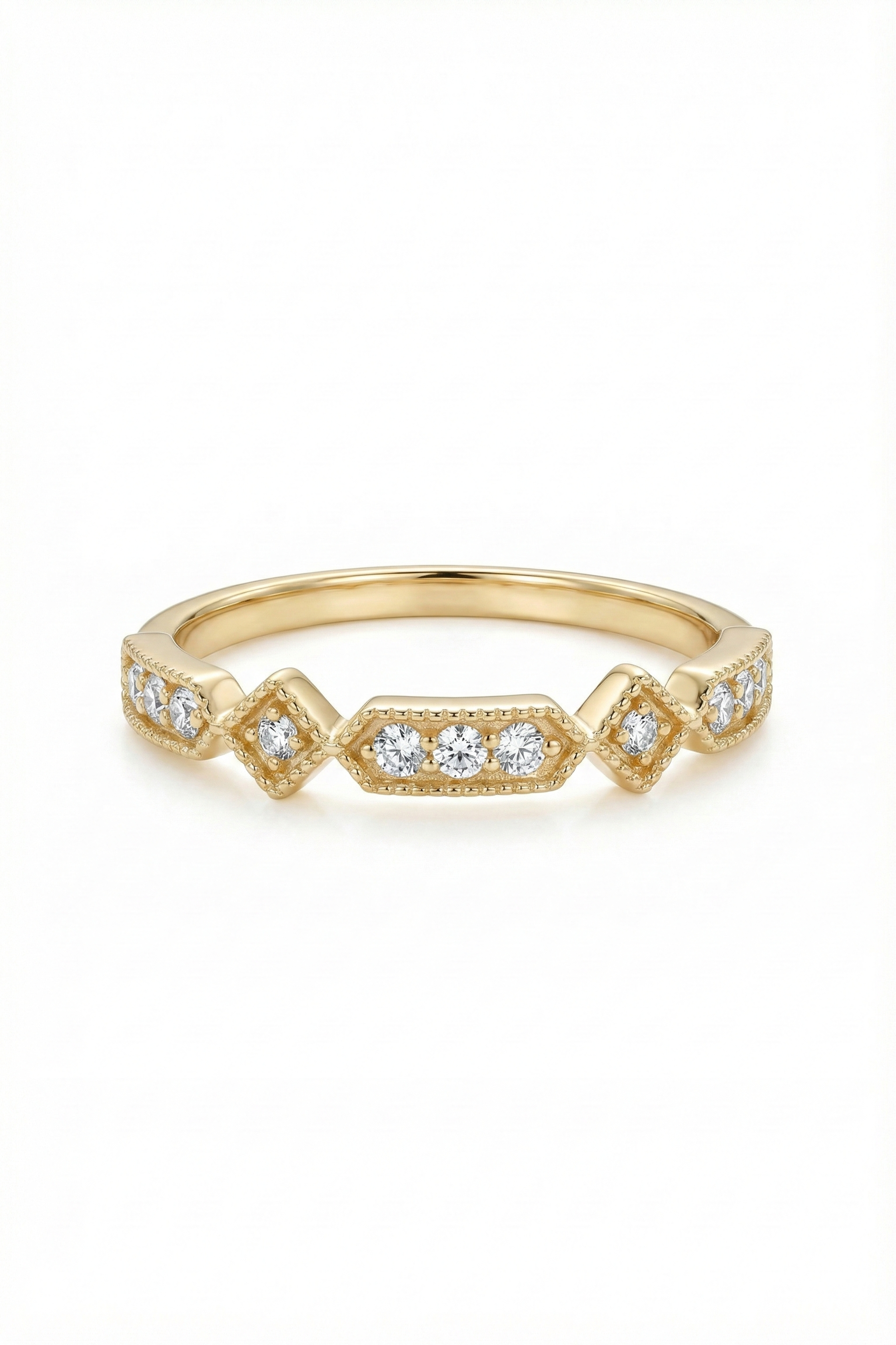 14k Gold Vintage Radiance Ring