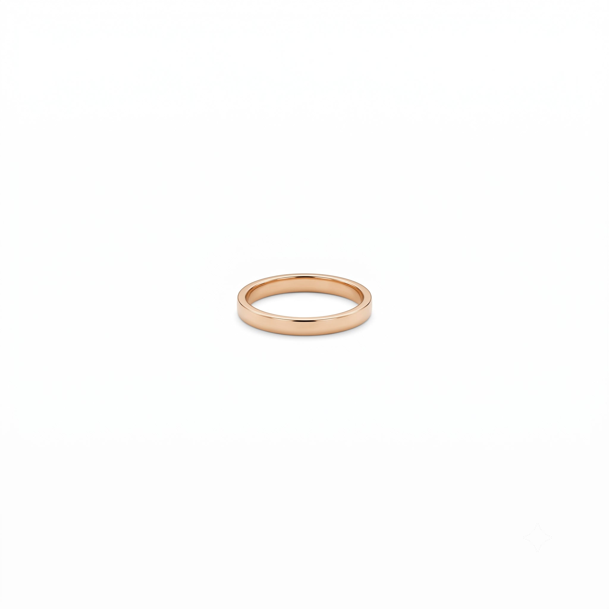 14K Solid Gold Band Ring